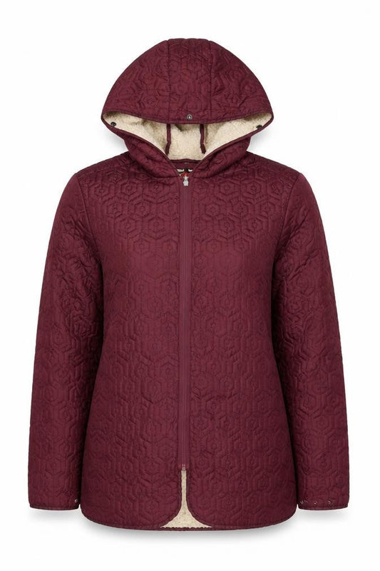 Womens UK Size L Regular Lee Cooper Red Cotton Blend Jacket