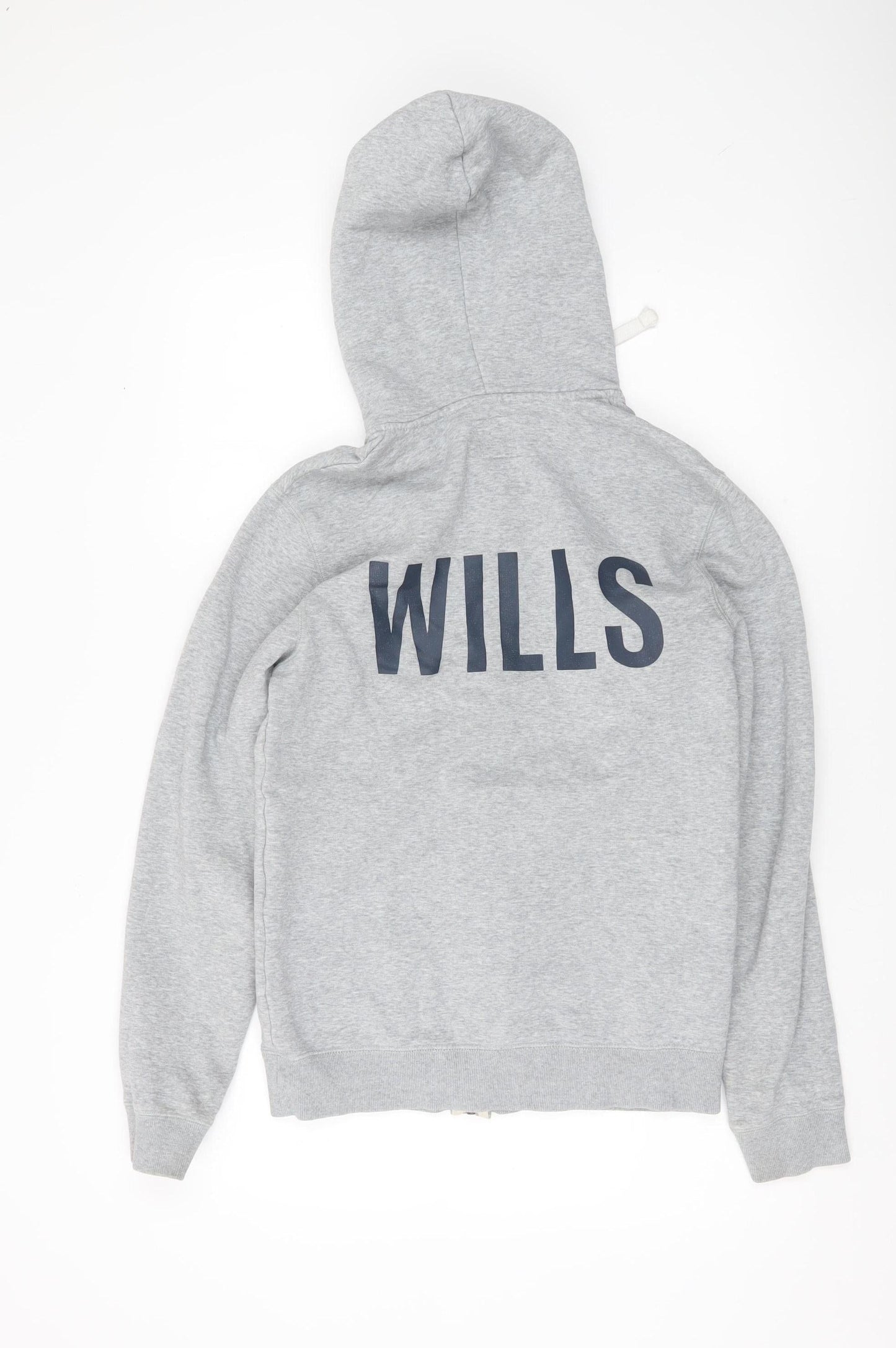 Jack Wills Men's Grey XS Full Zip Hoodie University Style