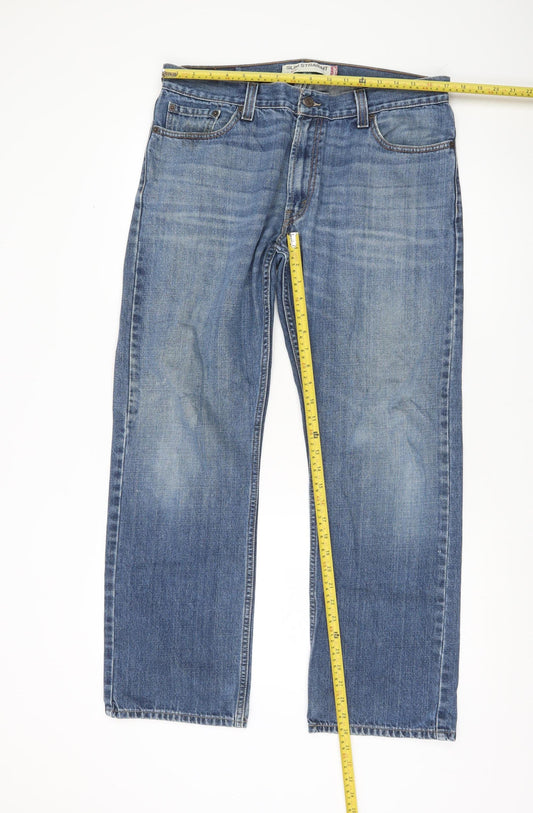 Levi's 514 Men's Blue Slim Straight Jeans W36 L32 Denim