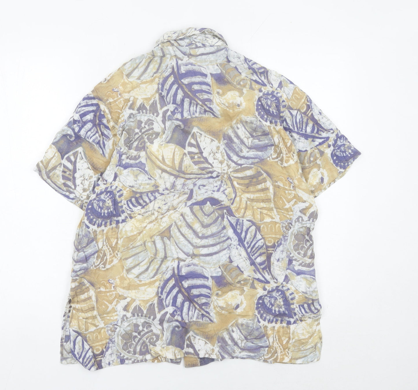 Marks & Spencer St Michael Women's Multicoloured Viscose Button-Up Shirt Size 12 (36in)