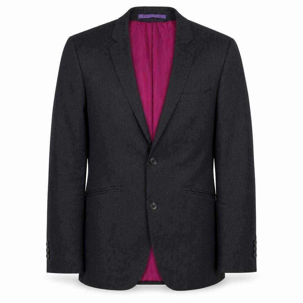Marks and Spencer Men’s Grey 36R Long Blazer Jacket Single Breasted