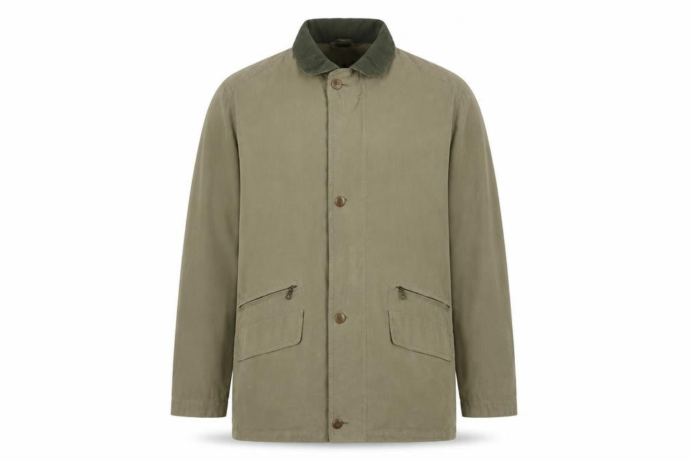 Bush Mens Green Mid-Length Overcoat Jacket Size 44 Regular