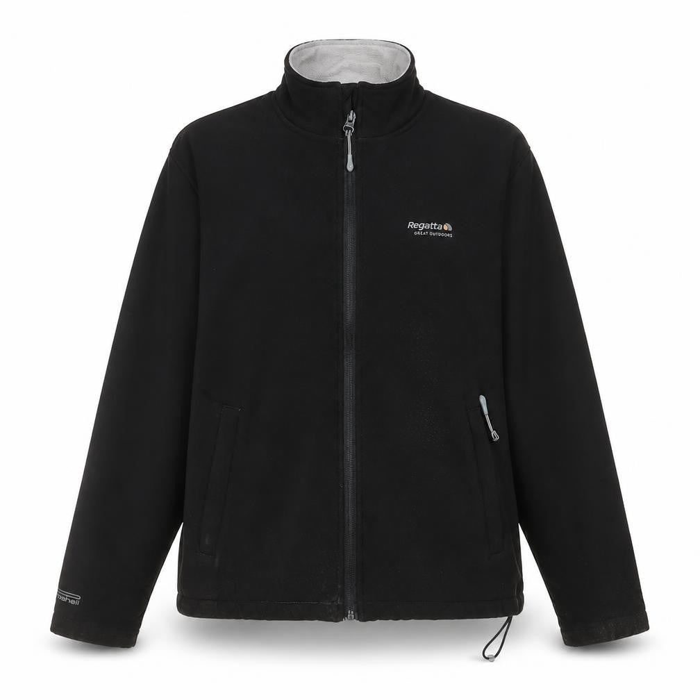 Womens UK Size 10 Regular Regatta Black Polyester Blend Jacket