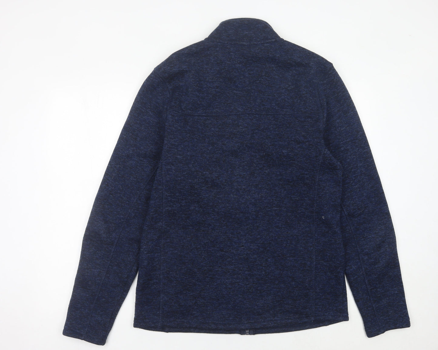 Mountain Warehouse Men’s Blue Fleece Jacket L Full Zip Hiking