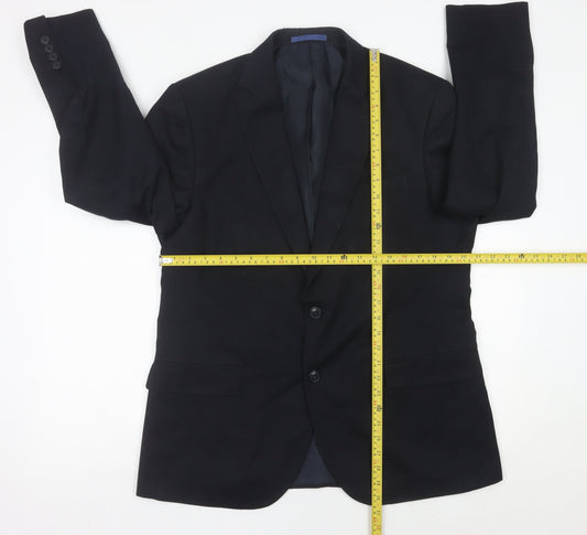 Marks and Spencer Men's Blue 42R Regular Fit Suit Jacket Blazer