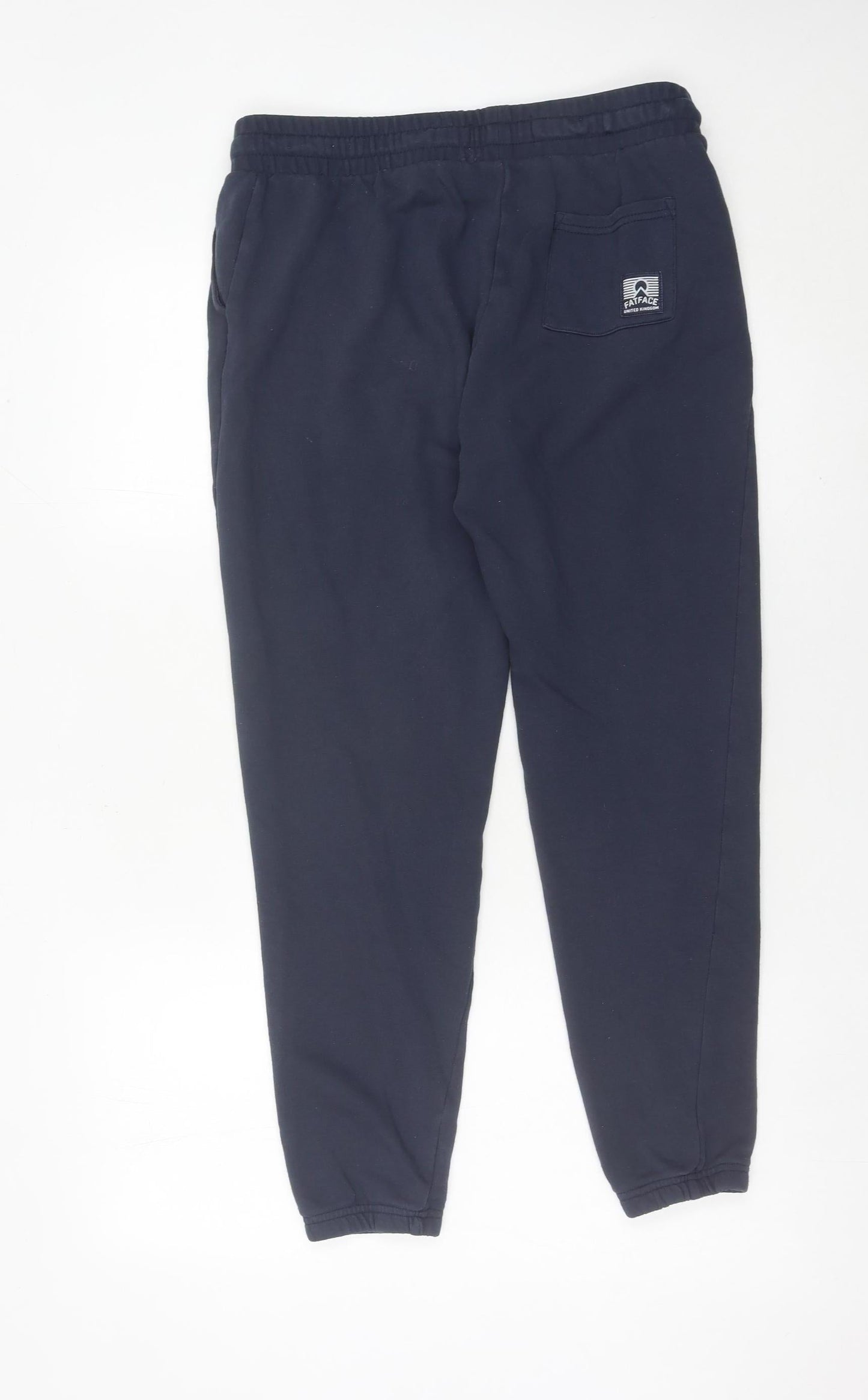 Fat Face Womens Blue Jogger Trousers Size 10 Cotton Blend