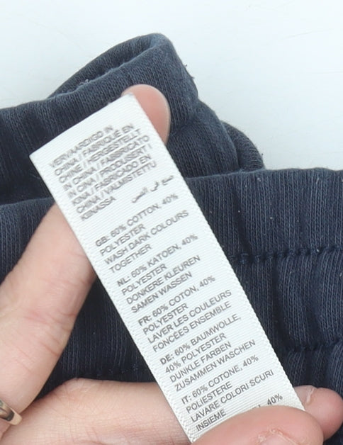 Fat Face Womens Blue Jogger Trousers Size 10 Cotton Blend