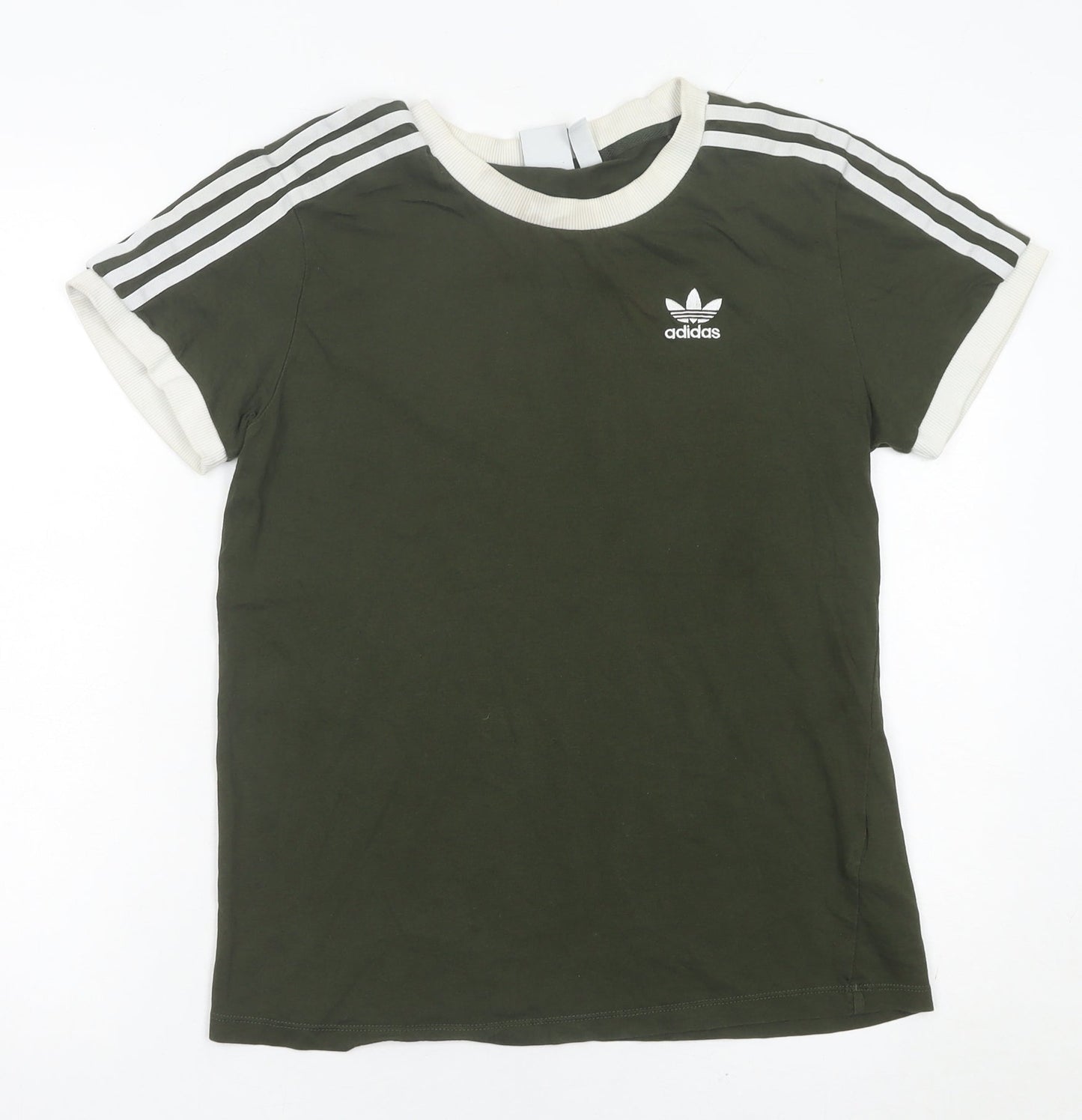 Adidas Men’s XS Green Crew Neck Short Sleeve Sports T-Shirt
