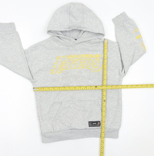 NBA Boys Grey Los Angeles Lakers Pullover Hoodie 8 Years Regular Fit