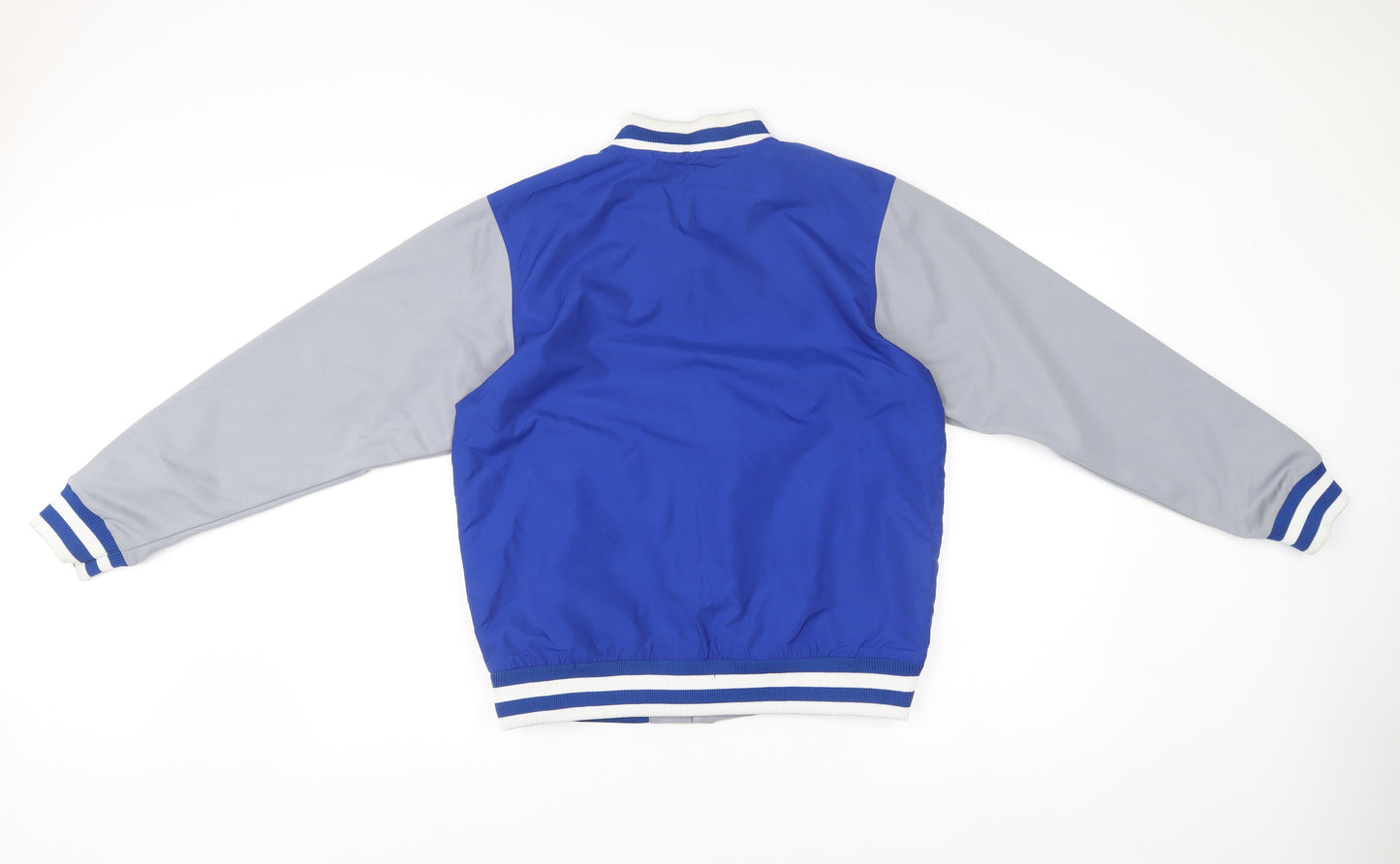 Nike Teens Blue Grey Varsity Jacket Size S Regular Fit