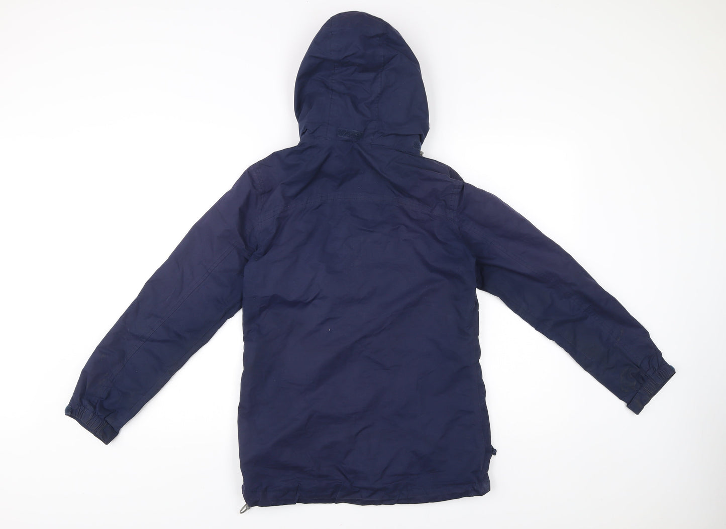 Peter Storm Womens Blue Size 8 Waterproof Hooded Rain Jacket