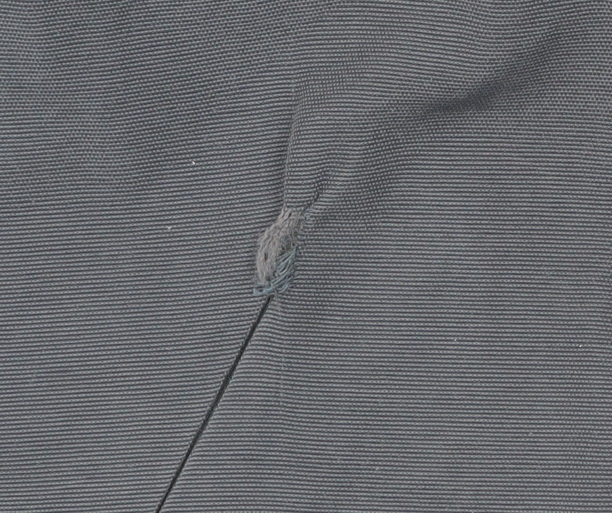 Nike Men’s Grey Jacket S Regular Cotton Nylon 1/4 Zip Casual