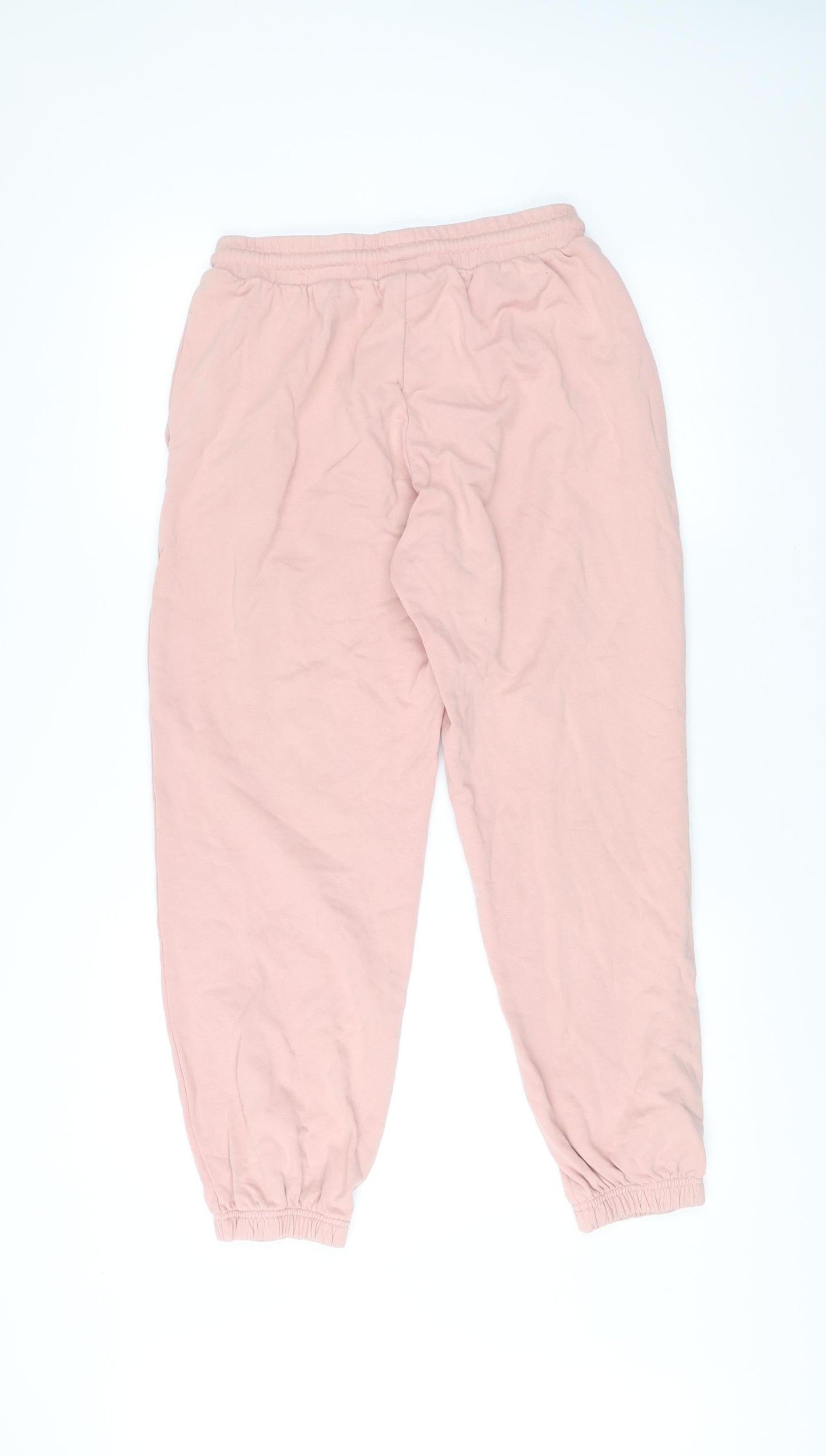 Adidas Women’s Pink Jogger Trousers Size S Cotton Blend