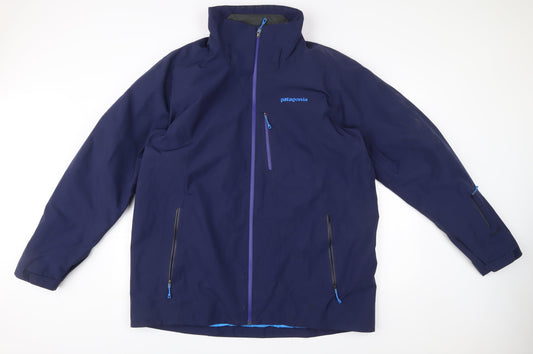 Patagonia Men’s Blue XL Insulated Puffer Jacket Windproof