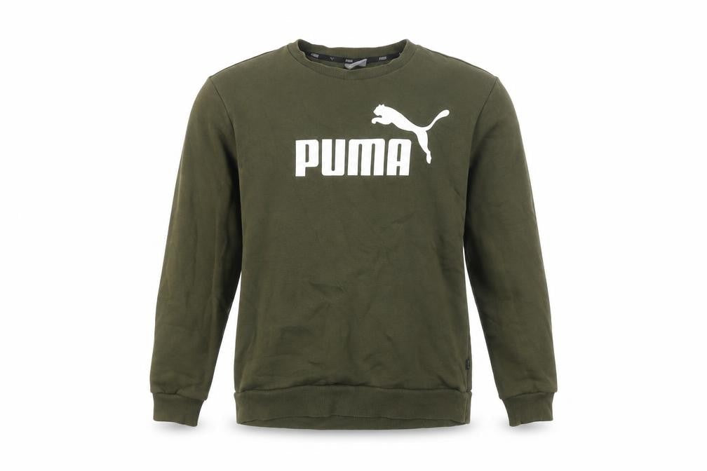 Mens UK M Regular PUMA Green Pullover Sweatshirt