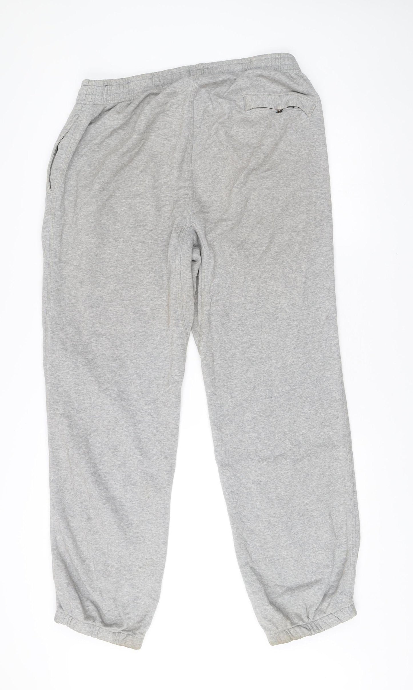 Nike Men’s Grey L Sweatpants Joggers Elastic Waist Pockets