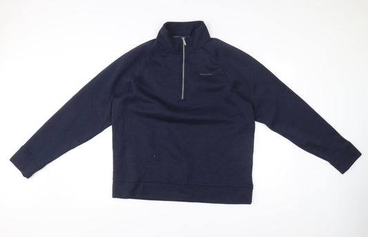 Craghoppers Men's Blue L Pullover Fleece Sweatshirt 1/2 Zip Outdoor