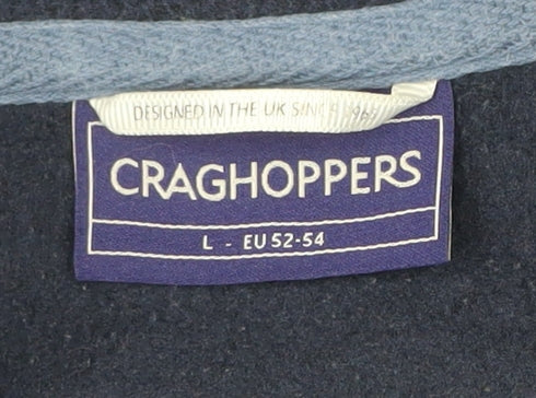 Craghoppers Men's Blue L Pullover Fleece Sweatshirt 1/2 Zip Outdoor