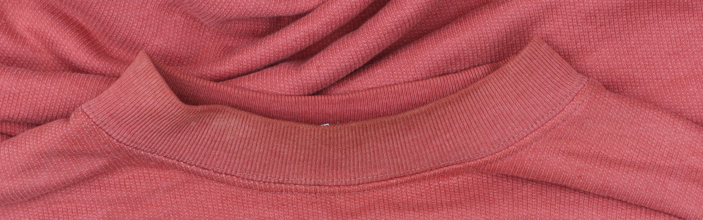 Le Shark Mens Red Cotton Blend Pullover Jumper Size L Vintage