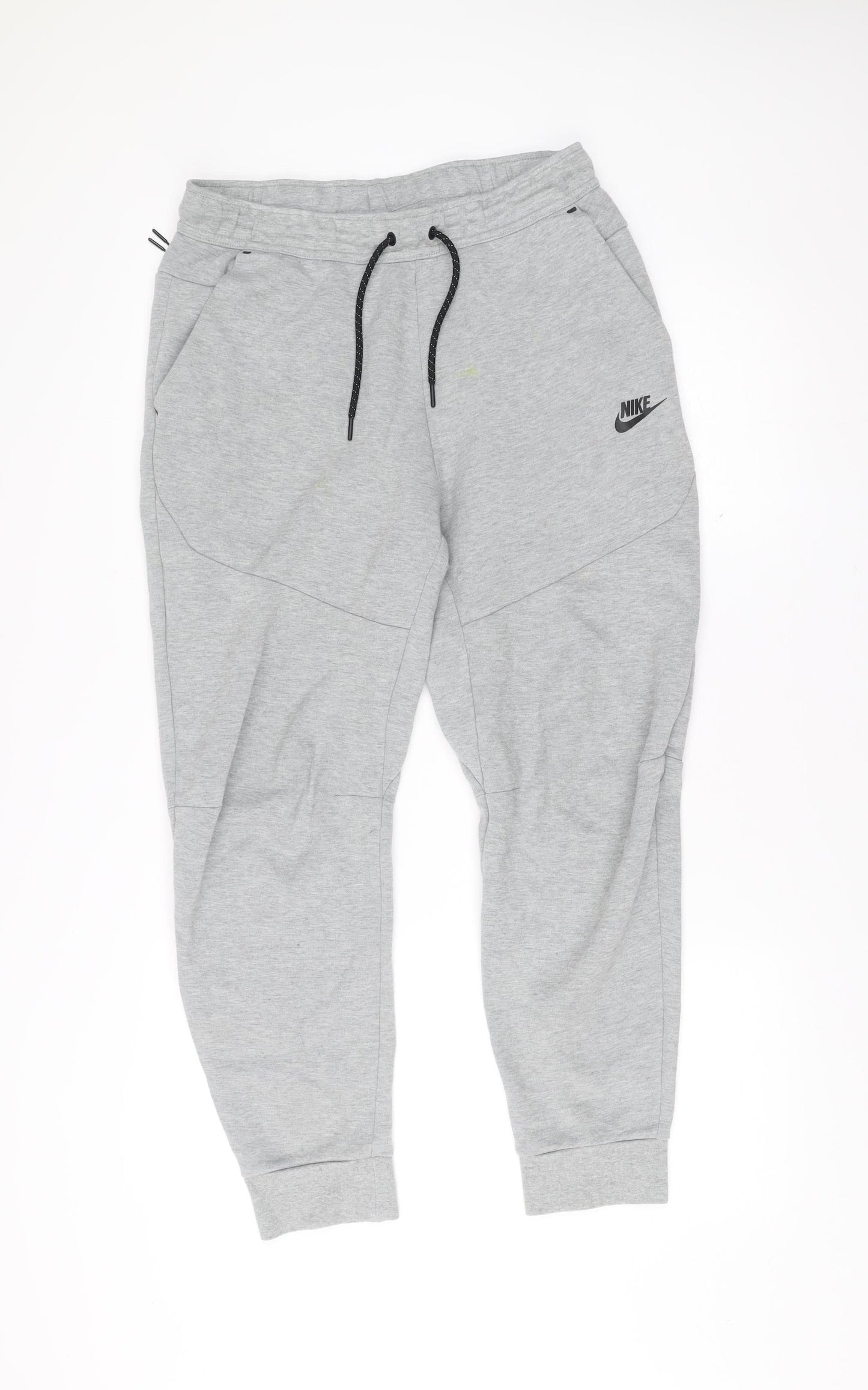Nike Men's Grey Jogger Sweatpants M Regular Fit Cotton Blend