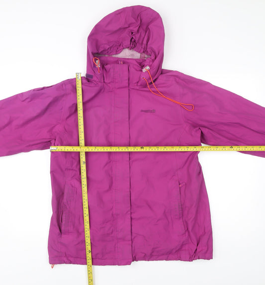 Regatta Women’s Purple Waterproof Hooded Rain Jacket Size 16