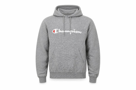 Mens UK S Regular Champion Grey Pullover Hoodie