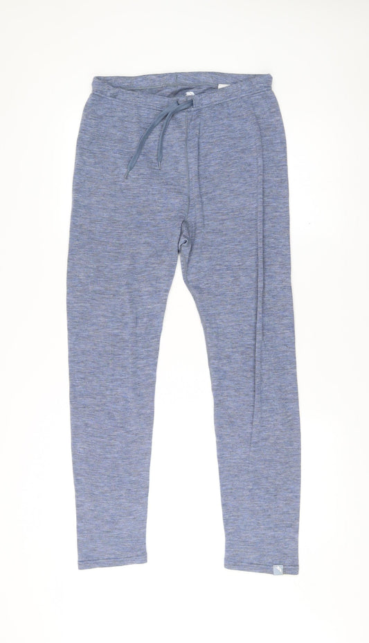 Trespass Womens Blue Merino Wool Leggings M Slim Fit Thermal