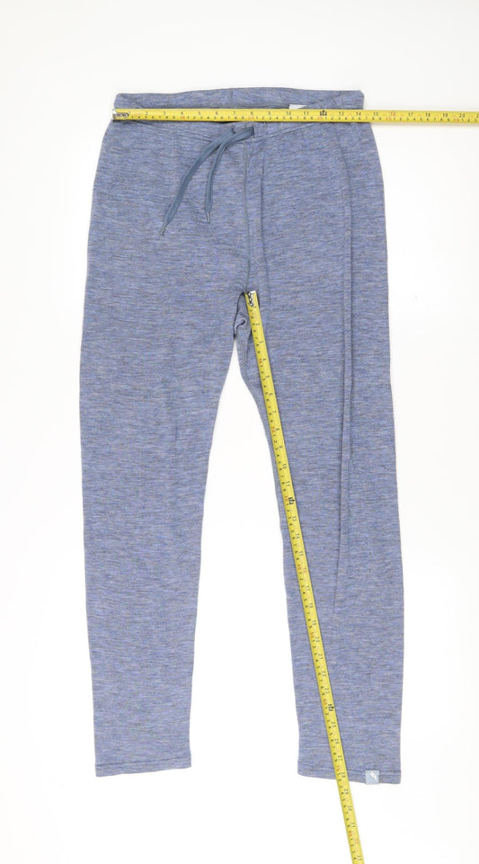 Trespass Womens Blue Merino Wool Leggings M Slim Fit Thermal
