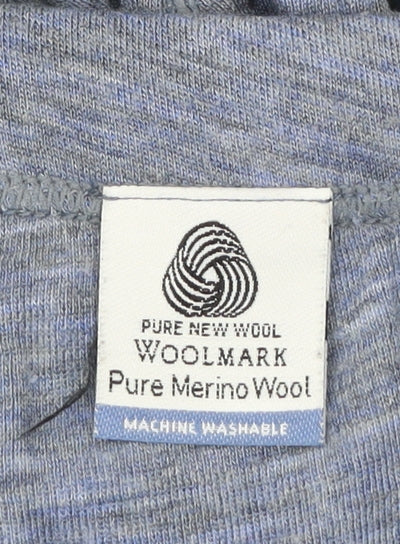 Trespass Womens Blue Merino Wool Leggings M Slim Fit Thermal