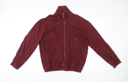 Fred Perry Nigel Cabourn Men’s Red Track Jacket Size 38 Cotton