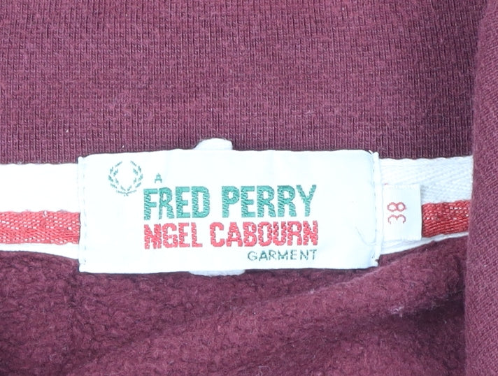 Fred Perry Nigel Cabourn Men’s Red Track Jacket Size 38 Cotton