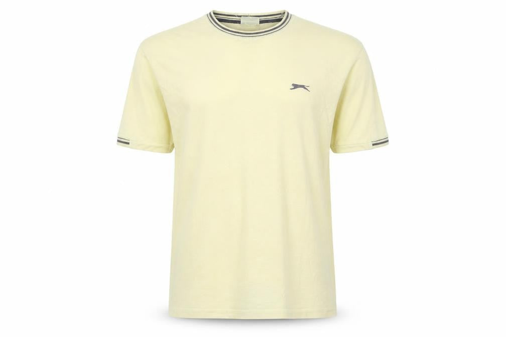 Slazenger Men's Yellow Short Sleeve Crew Neck T-Shirt Size M