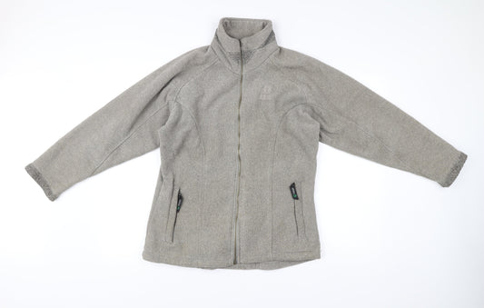 Craghoppers Womens Grey Size 12 Fleece Full Zip Outdoor Jacket