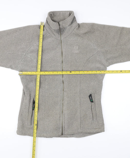 Craghoppers Womens Grey Size 12 Fleece Full Zip Outdoor Jacket