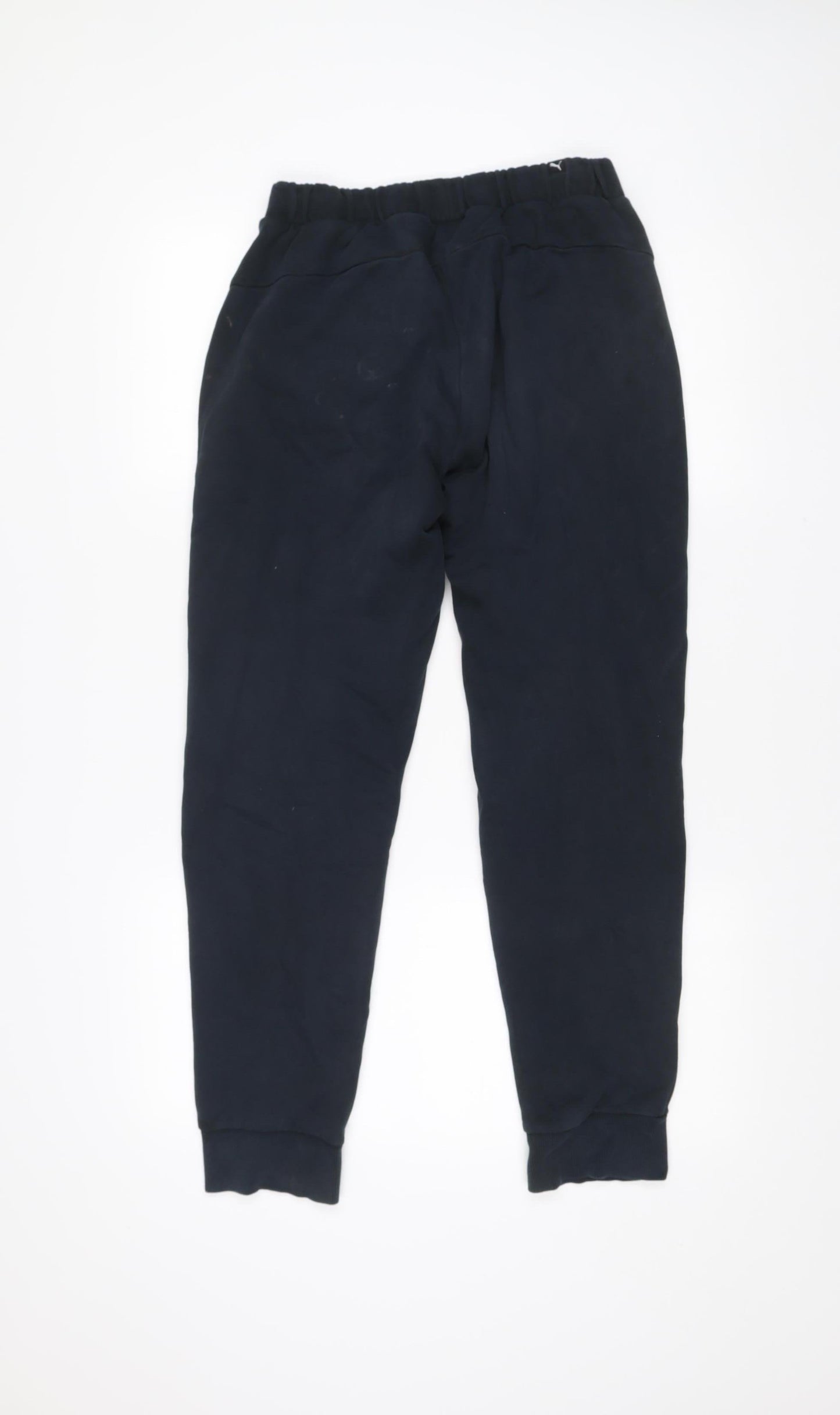 Puma Men’s Black Jogger Sweatpants S Regular Fit Elastic Waist
