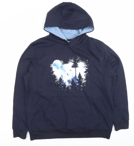 Mountain Warehouse Women’s Blue Pullover Hoodie Size 16