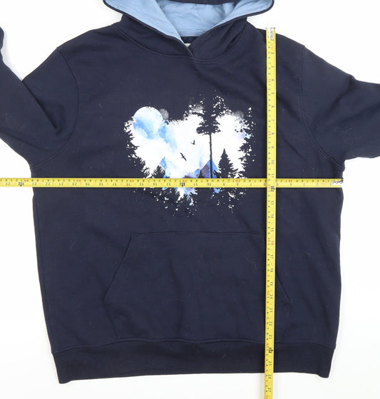 Mountain Warehouse Women’s Blue Pullover Hoodie Size 16