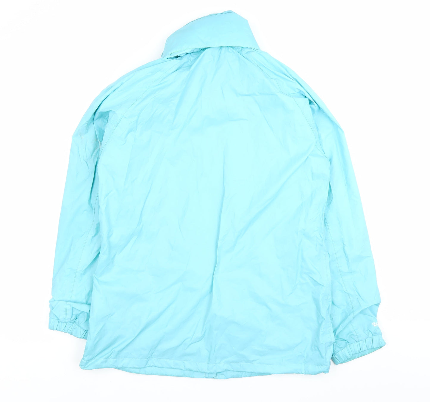 Regatta Women’s Blue Waterproof Rain Jacket Size 12 Hooded Outdoor Coat