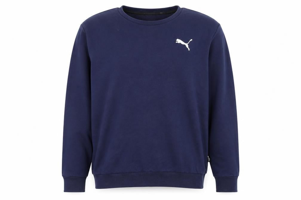 Mens UK L Regular PUMA Blue Pullover Sweatshirt