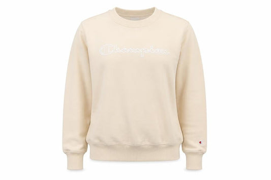 Womens UK M Regular Champion Beige Pullover Sweatshirt