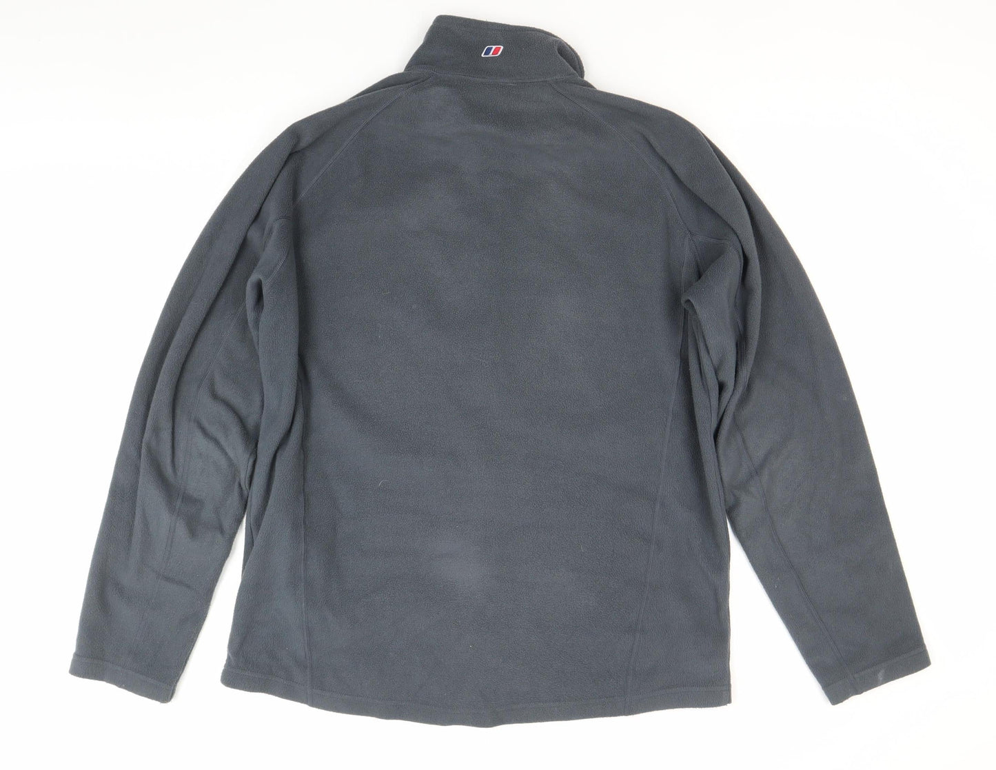 Berghaus Men’s Grey Fleece Jacket Size L Full Zip Outdoor Hiking Coat