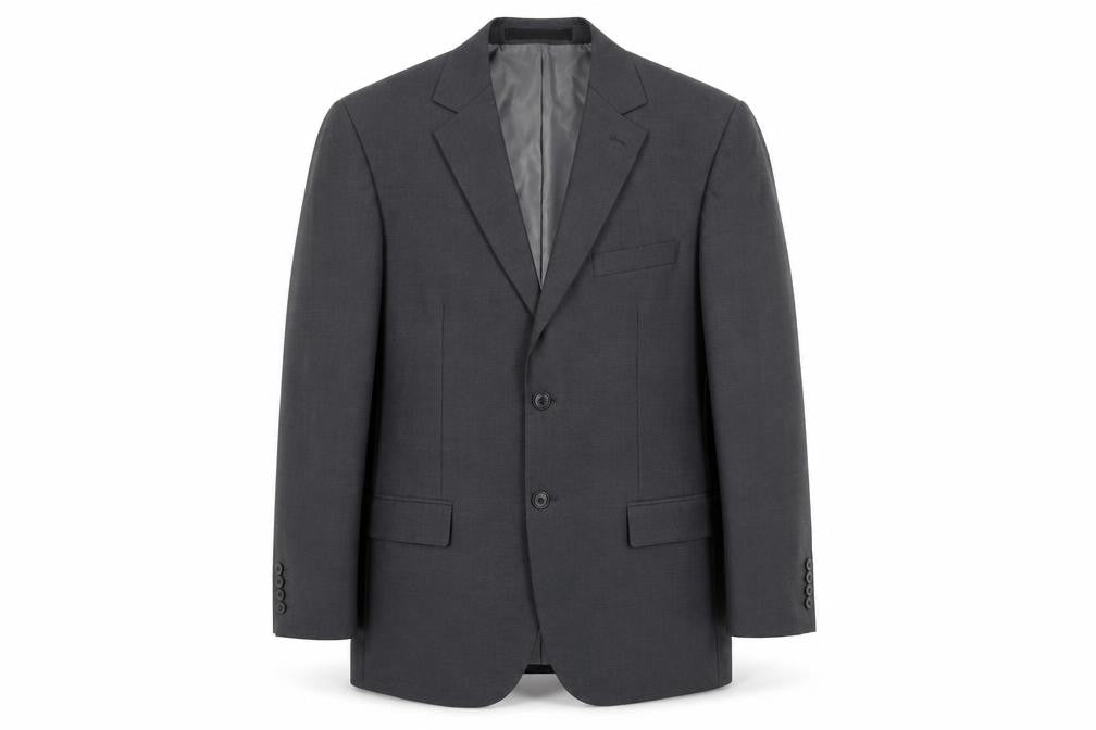 Marks and Spencer Men's Grey 40 Chest Blazer Jacket Medium