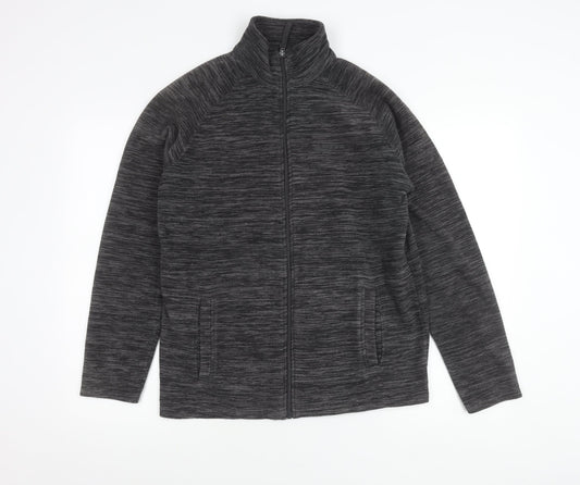 Mountain Warehouse Men's Grey Full Zip Fleece Jacket Size M