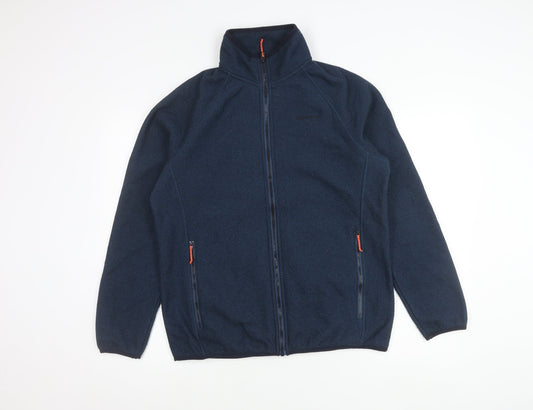 Craghoppers Men's Blue Full Zip Fleece Jacket M EU 50 Hiking Outdoor