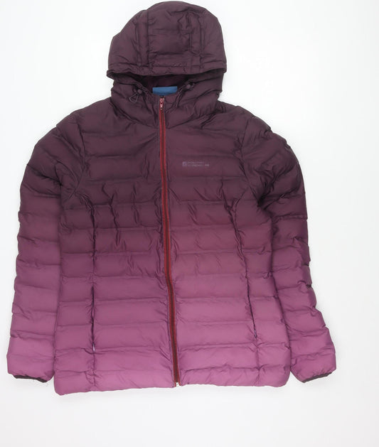 Mountain Warehouse Women’s Purple Size 16 Hooded Puffer Jacket