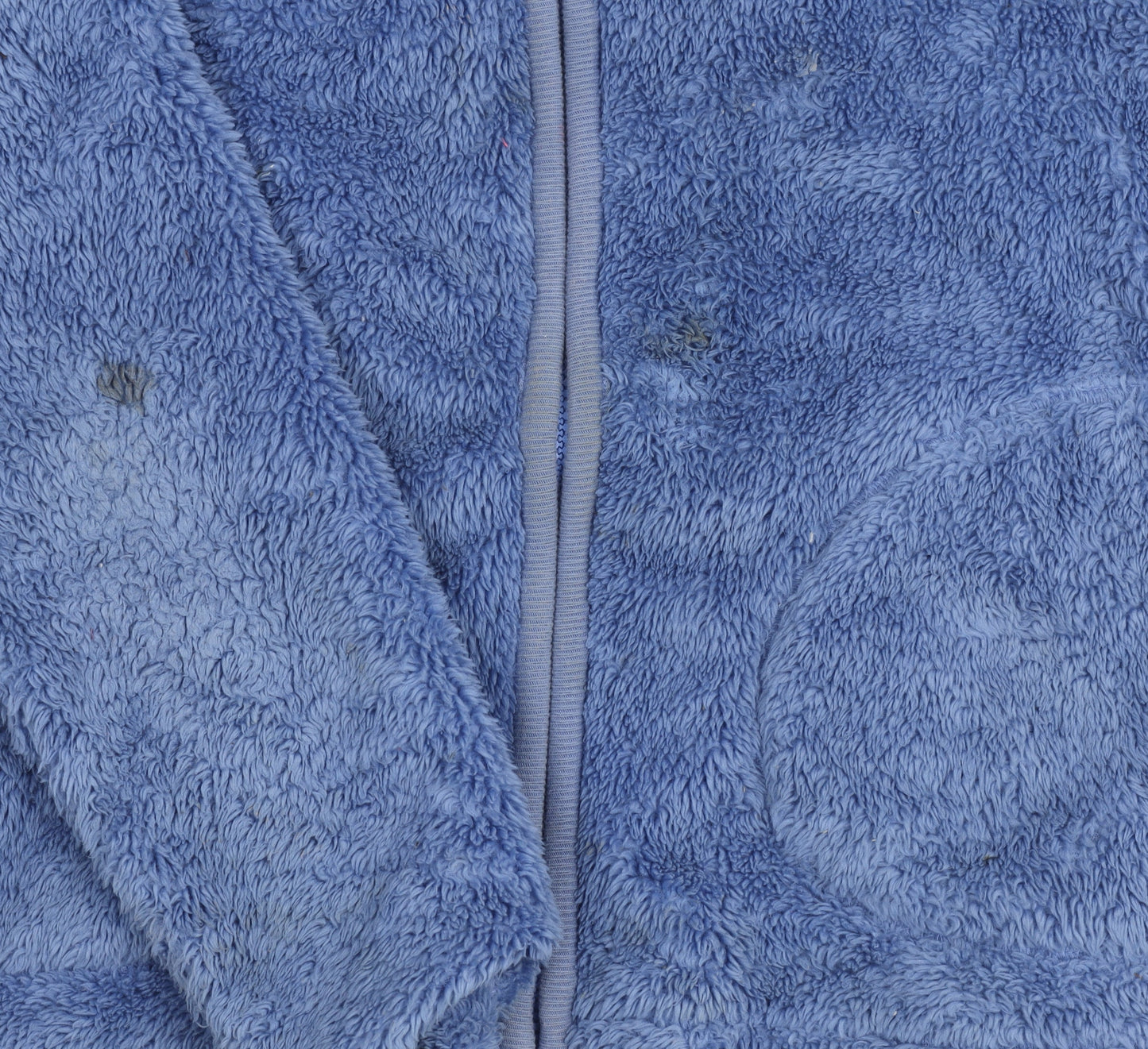 FatFace Girls Blue Hooded Fleece Jacket 10-11 Years Zip Casual Winter Coat