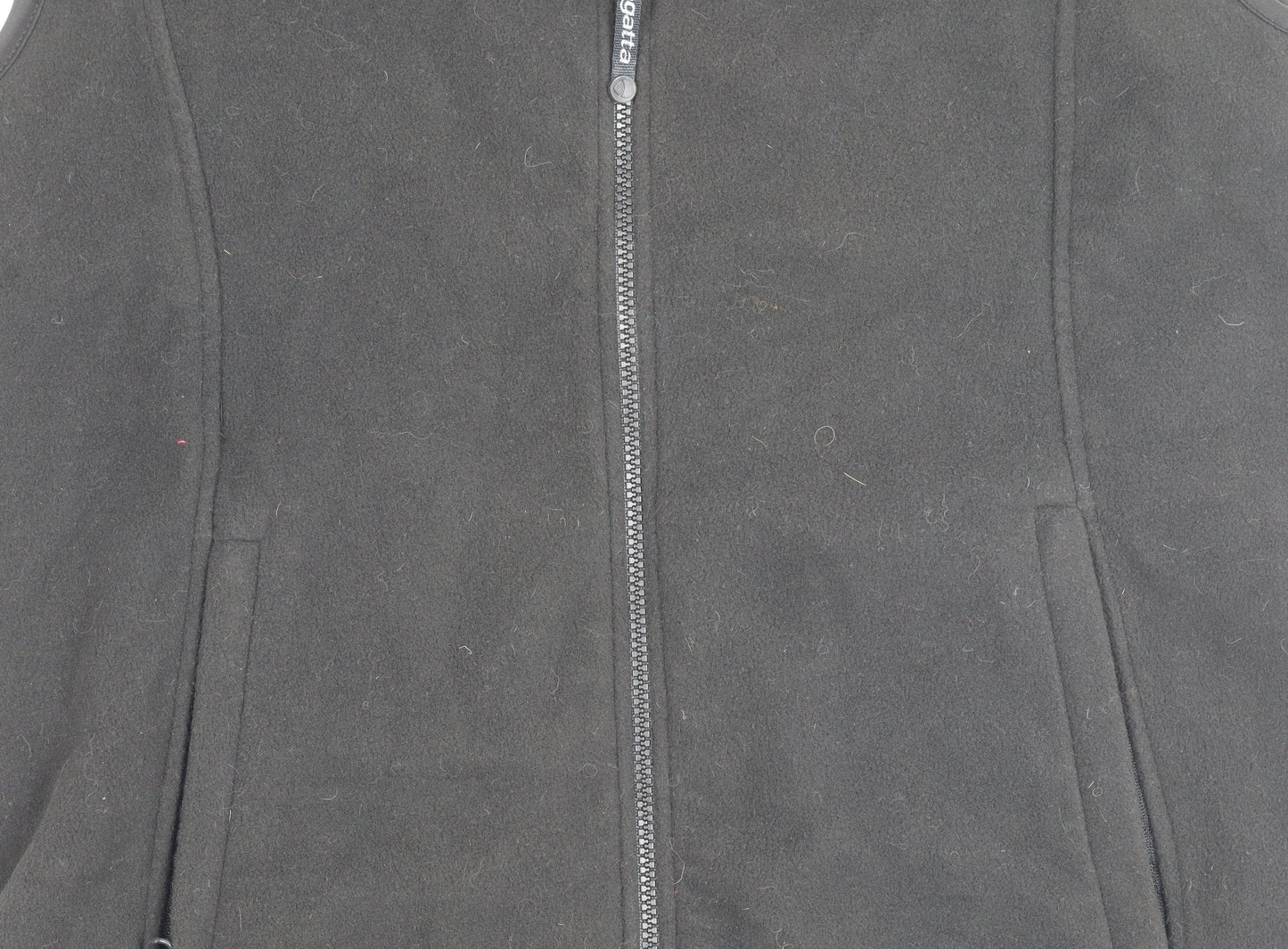 Regatta Unisex Black Fleece Waistcoat Gilet Size 46 Full Zip Pockets
