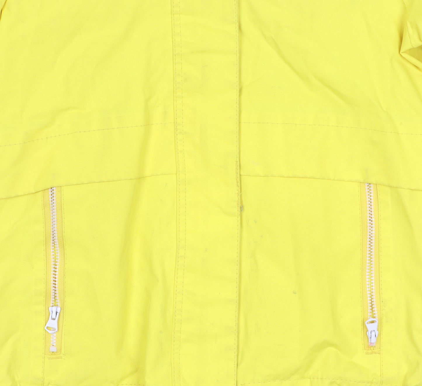 Regatta Girls Yellow Waterproof Hooded Rain Coat Jacket Age 10 Years