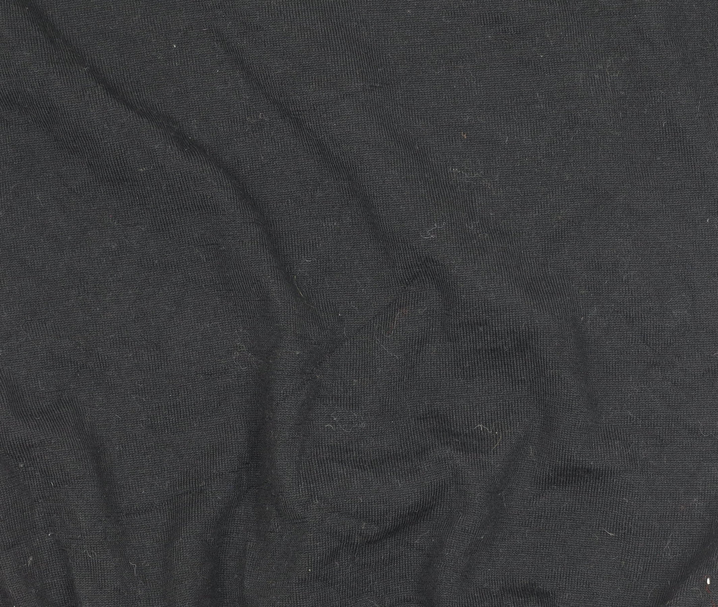 Hugo Boss Men Black Wool Jumper L Regular Fit Crew Neck Pullover