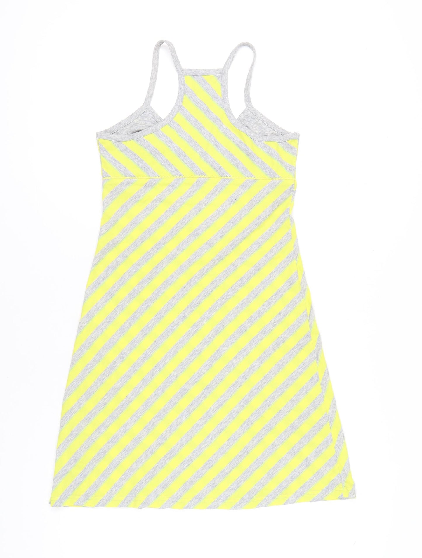 Tommy Hilfiger Women’s XS Grey Yellow Striped Tank Dress
